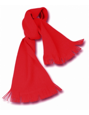 Knitted Scarf - Red